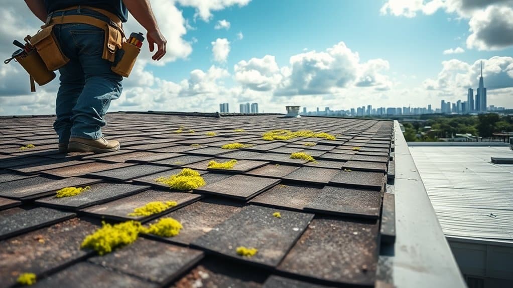 evaluating roofing material durability