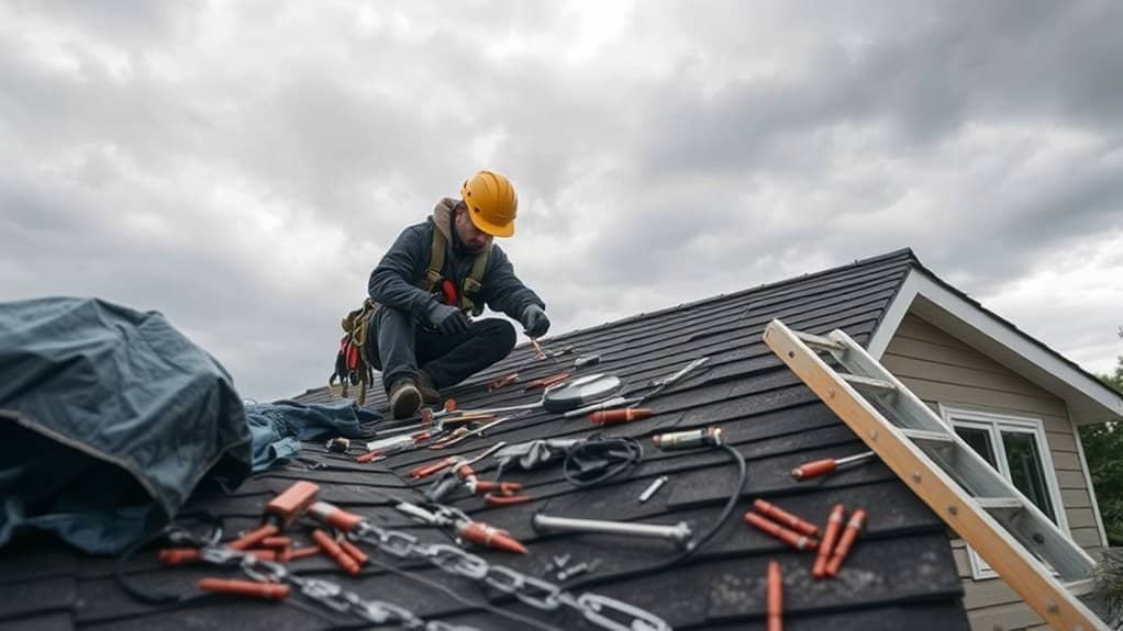 emergency roof management steps