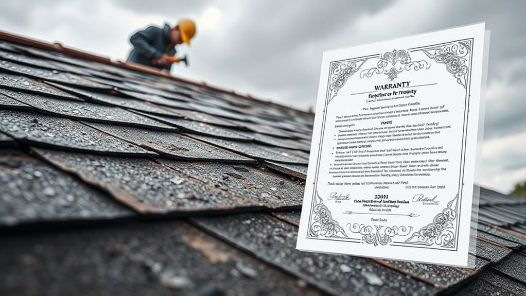 roof repair warranty details