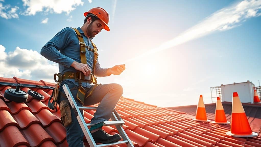 roof tile replacement safety