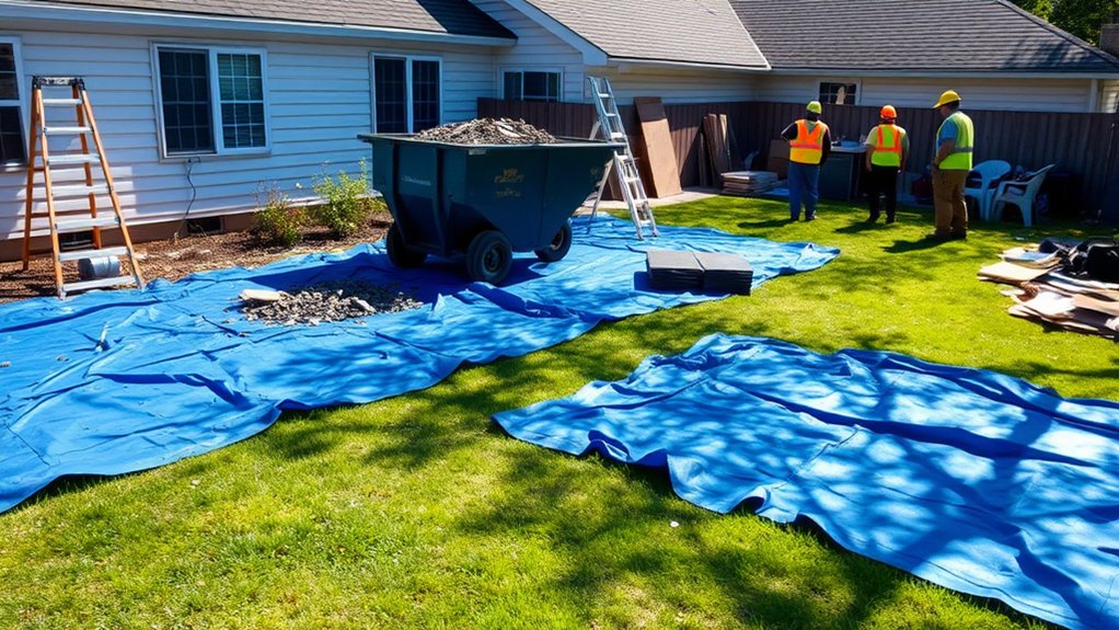 cleanup and debris removal