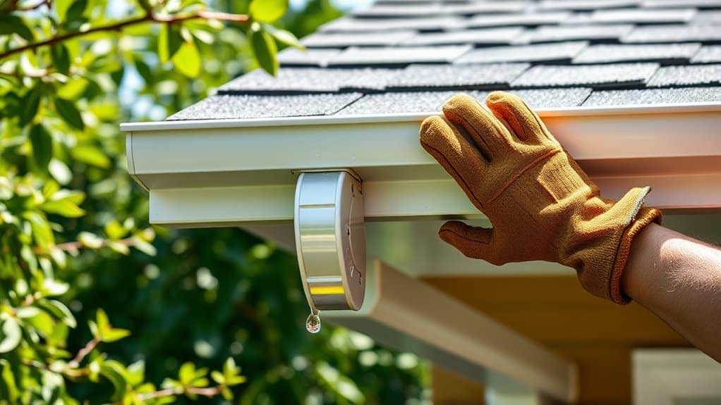 gutter cleaning and upkeep