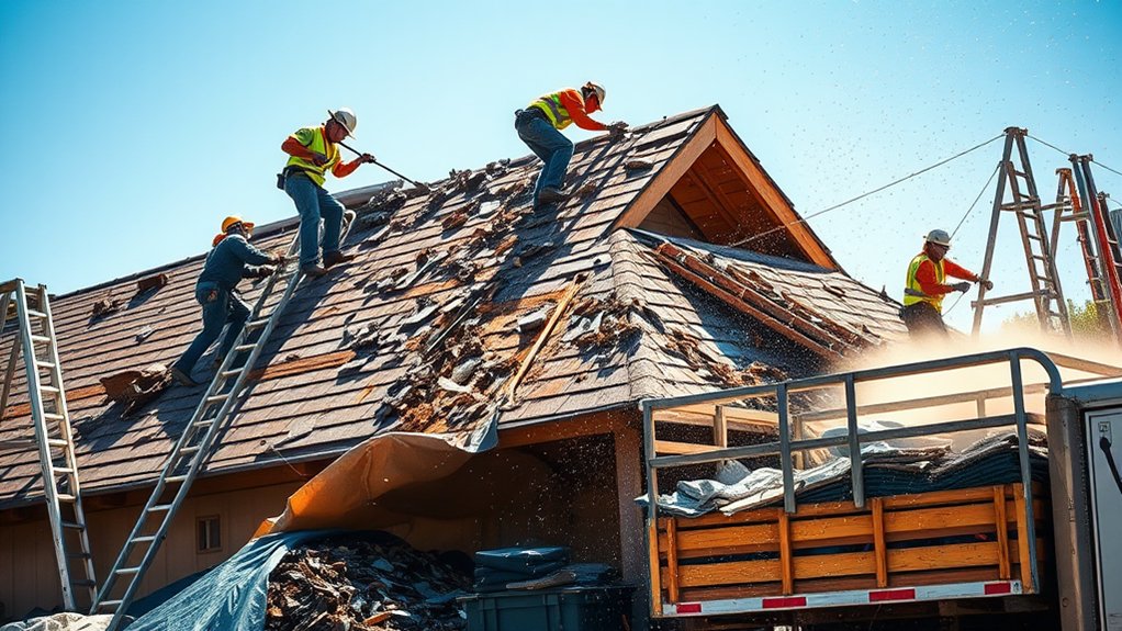 roof demolition and disposal