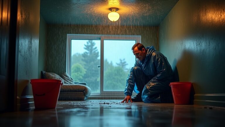address roof leak immediately