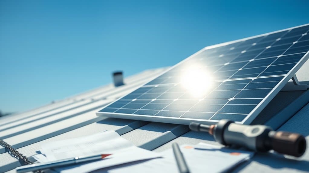 pre installation solar panel checks