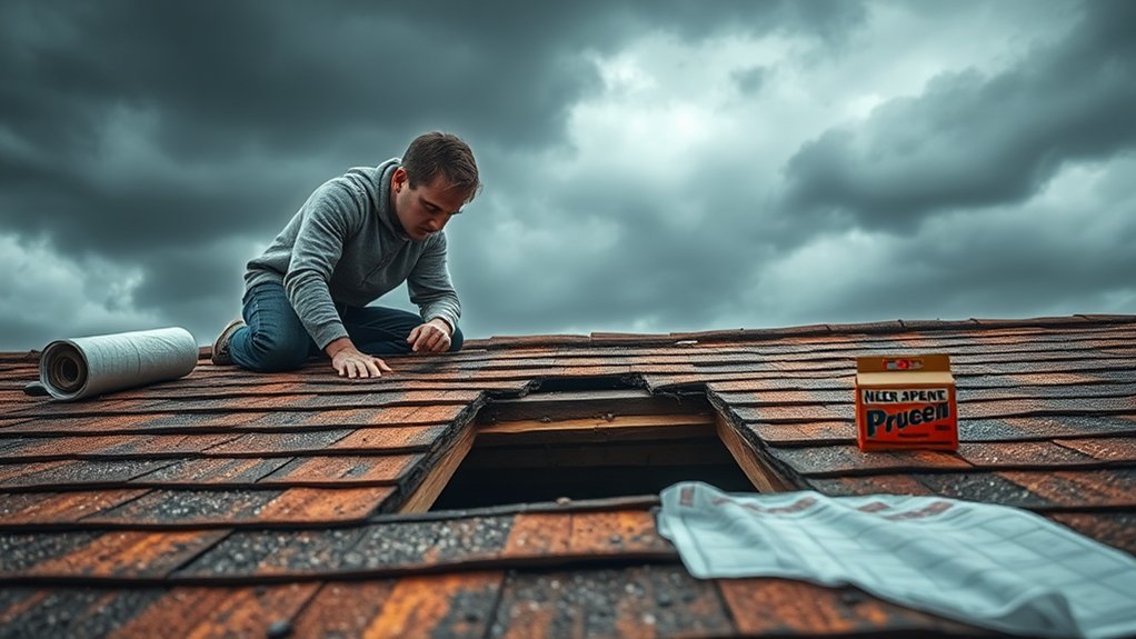identifying roof breach points