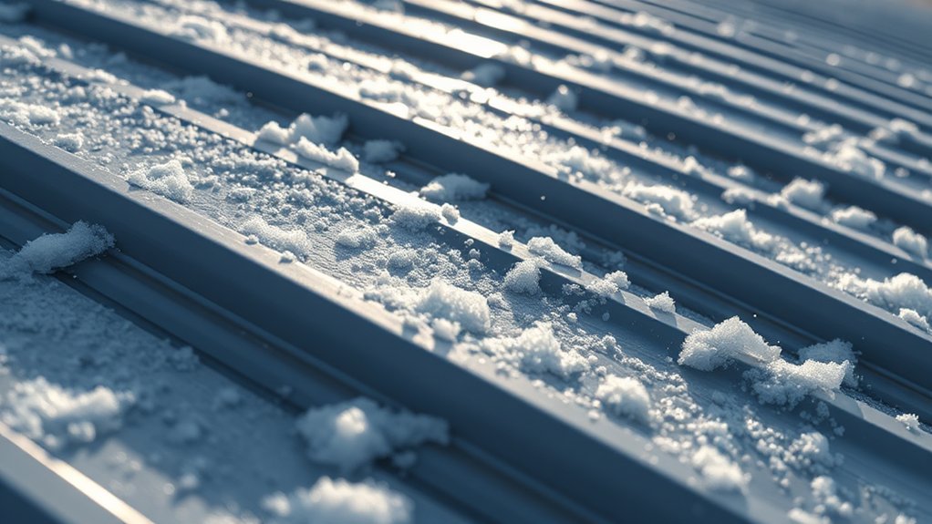 metal roof winter design