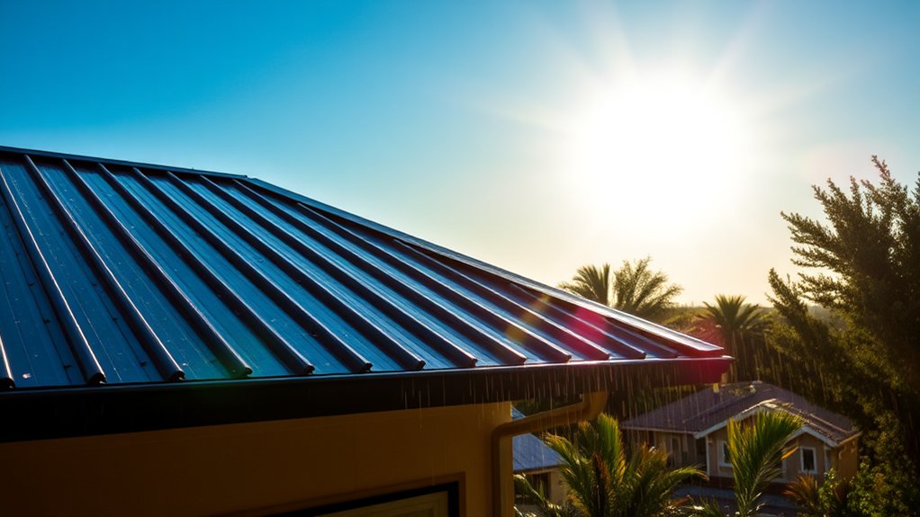 noise reduction in metal roofs