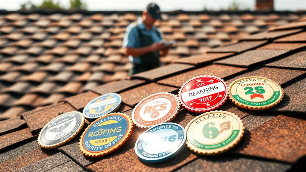 professional roofing contractor credentials