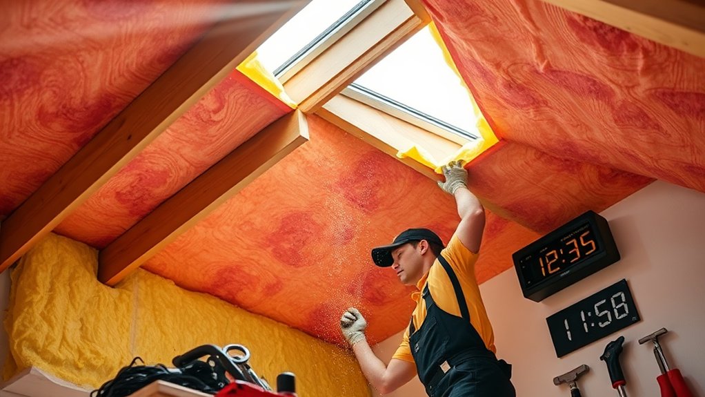 roof insulation installation timeline