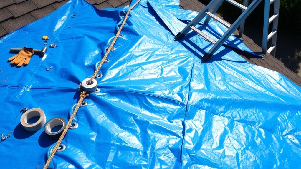 effective roof tarping materials