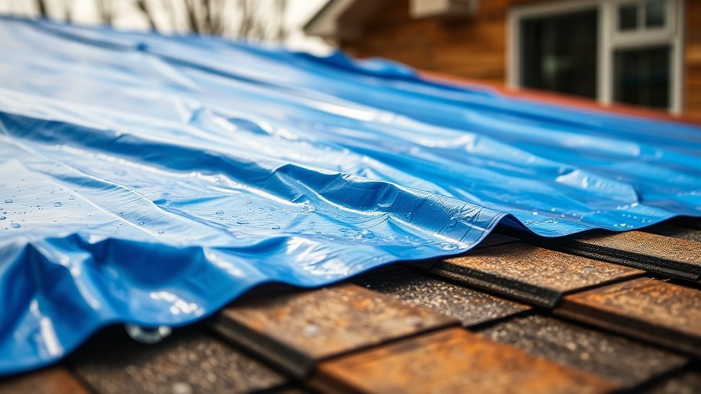 emergency tarping prevents further damage