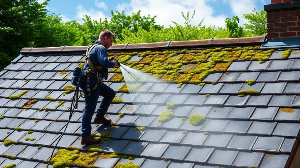 gentle effective roof cleaning