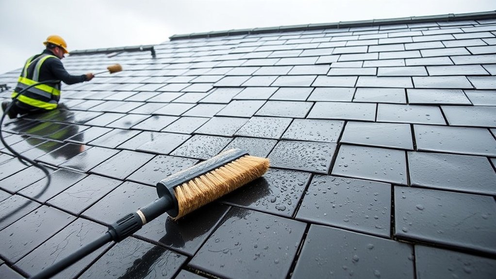 safe slate roof cleaning