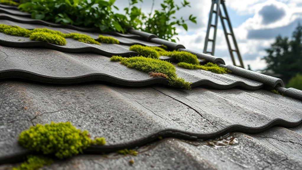 signs of roof leakage