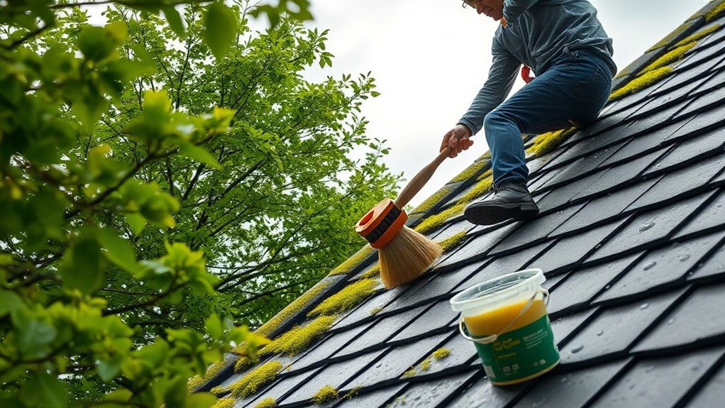 slate roof cleaning methods