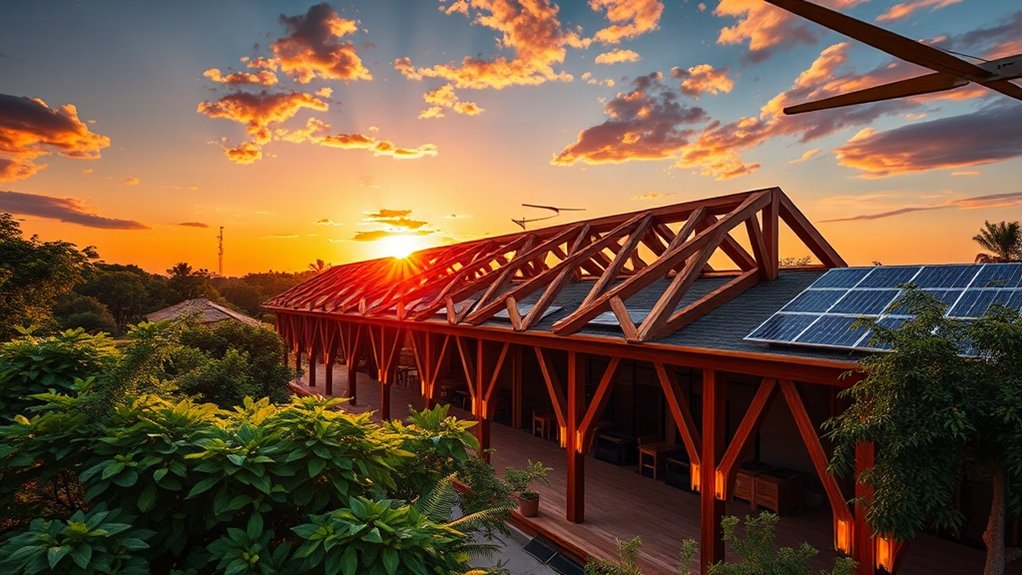sustainable roof truss design