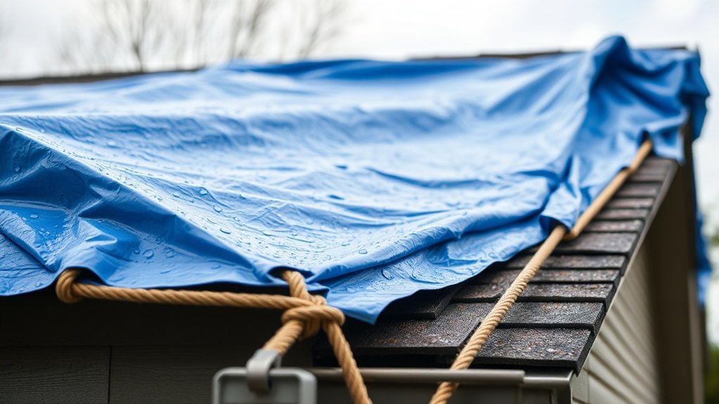 tarp maintenance for weather protection
