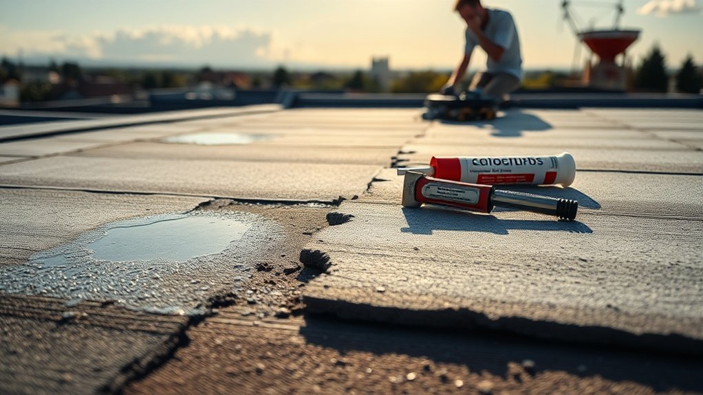 call professionals for repairs