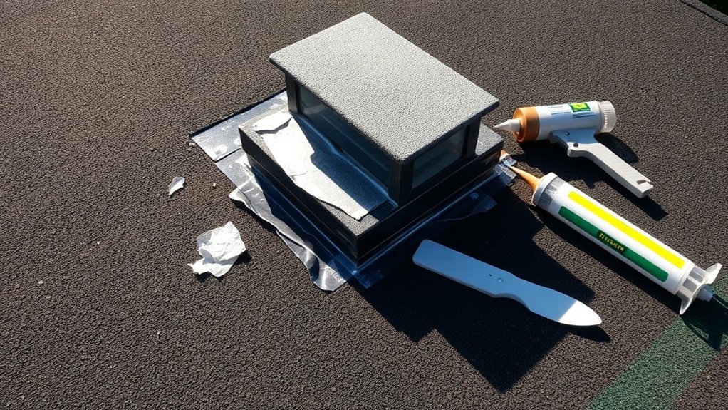 repairing roof penetration flashing