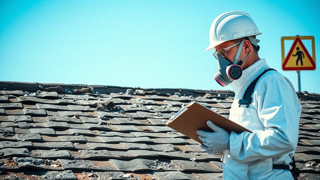 Image showcasing Asbestos in Roofing Materials: Regulations for Safe Removal - S Jones ...
