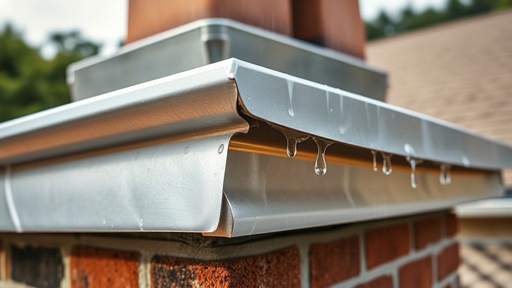 chimney flashing prevents water damage