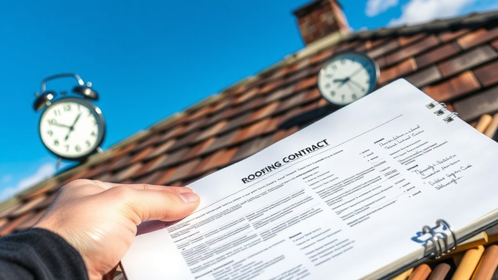 realistic roofing project timeline