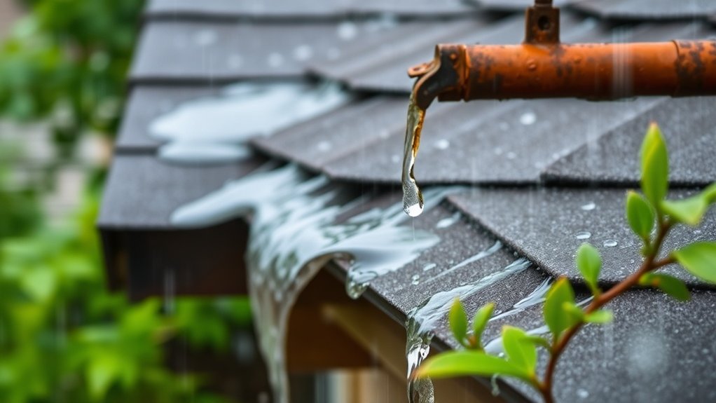 proper roof drainage essential
