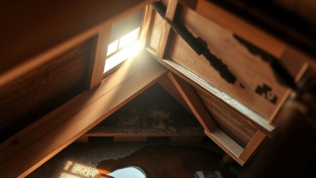 signs of roof leaks